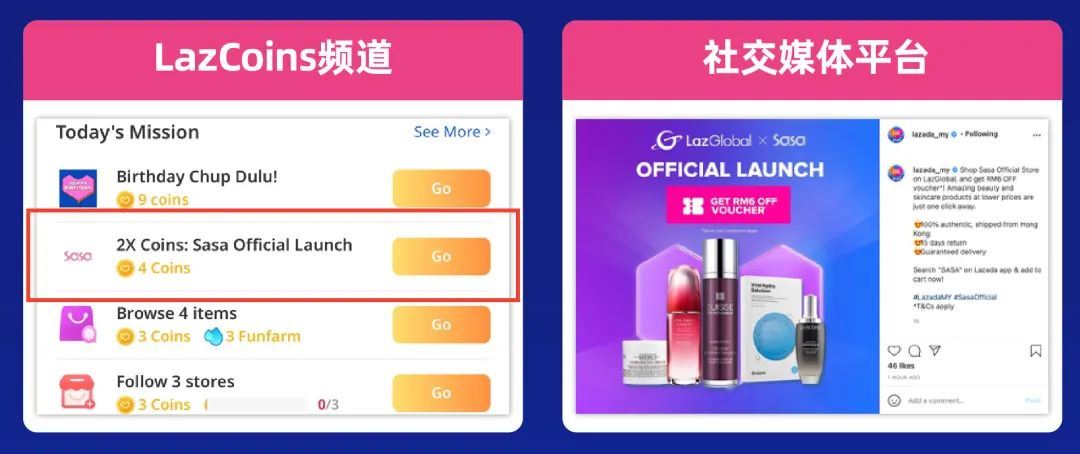 莎莎入驻Lazada，Bday前2小时成交额暴涨21倍！